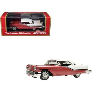 1957 Oldsmobile Starfire Royal Glow Red and Alcan White Limited Edition to 200 pieces 1/43 Model Car by Goldvarg Collection - 1 of 4