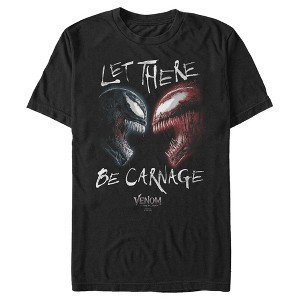 Men's Marvel Venom: Let There be Carnage Black Vs. Red T-Shirt - 1 of 4