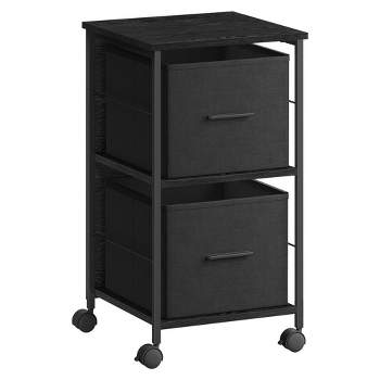 VASAGLE File Cabinet with 2 Drawers, Printer Stand, Cube Storage Shelf, for A4, Letter-Size Files, Hanging File Folders