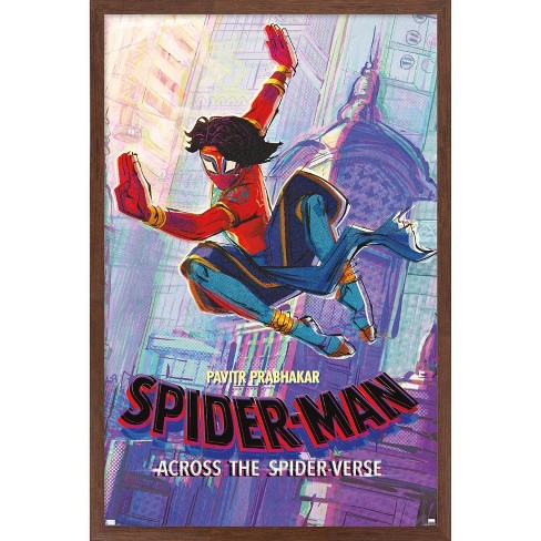 Marvel Spider-Man: Across The Spider-Verse - Spider-Punk Wall Poster,  14.725 x 22.375 Framed 