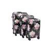 Mirage Luggage Gemma 3-Piece ABS Hardshell Lightweight Set with 360° Dual Spinning Wheels and Combo Lock - 3 of 4