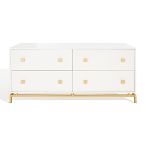 Claudette 4 Drawer Modern Dresser - SFV2123 - Safavieh Couture - 1 of 4