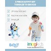 Bluey Drop Shoulder T-Shirt French Terry Shorts and Adjustable Snapback Baseball Cap 3 Piece Outfit Set Toddler to Big Kid - image 4 of 4