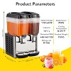 Commercial Cold Beverage Dispenser 9.5 Gallon 2 Tanks With Thermostat Controller - 2 of 4