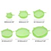 Unique Bargains Reusable Silicone Stretch Lids for Bowls and Food Covers 2 Sets - 2 of 4