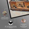Notoriart Vintage Record Player Bar Cart Art For Men Framed - 4 of 4