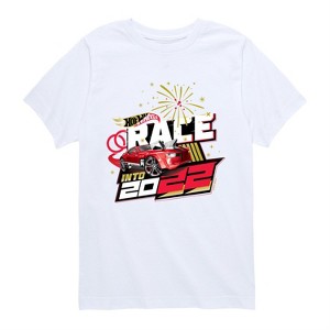 Boys' - Hot Wheels - Happy Holidays Car Track Short Sleeve Graphic T-Shirt - 1 of 3