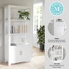 Martha Stewart 68" 3 Shelf Hutton Wood Bookcase - 2 of 4
