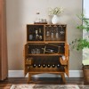 Wine Cabinet With Wine Glass Rack And Wine Rack And Adjustable Shelves, Kitchen Coffee Bar Cabinet, For Home Farmhouse Dining Room - 3 of 4