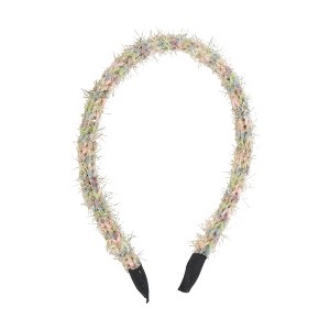 Unique Bargains Women's Gold Thread Yarn Headband 1 Pc - 1 of 4