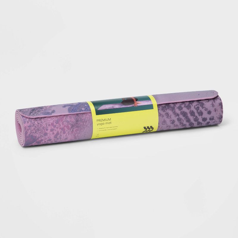 Cloud Print Yoga Mat 5mm Violet - All In Motion&#8482;, 3 of 6