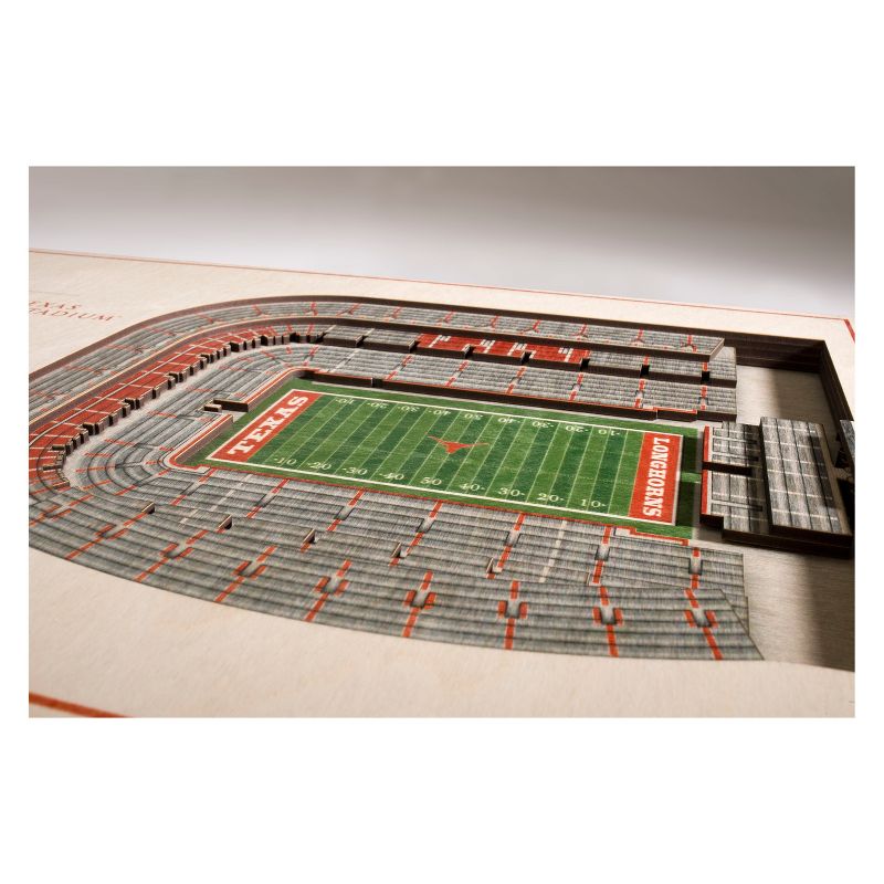 NCAA Texas Longhorns 5-Layer StadiumViews 3D Wall Art, 2 of 5