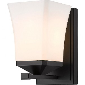 Z-Lite Darcy 1 - Light Wall Light in  Matte Black - 1 of 4