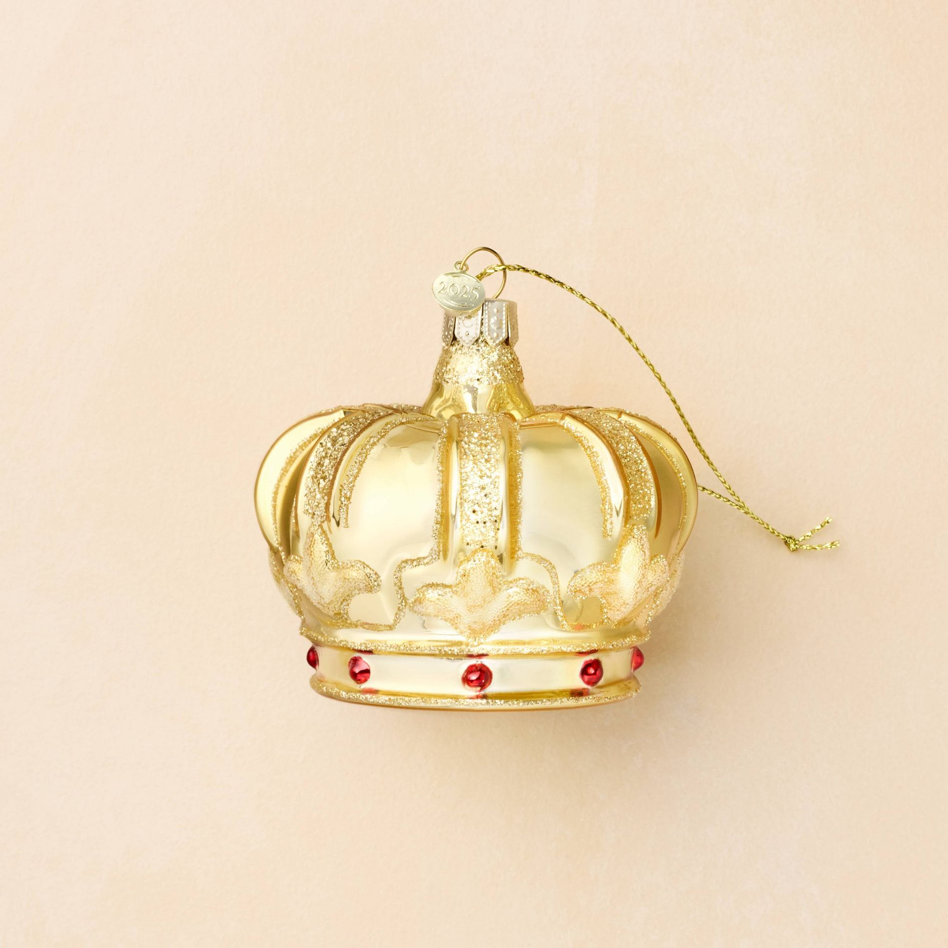 John Derian for Target Glass Crown Ornament