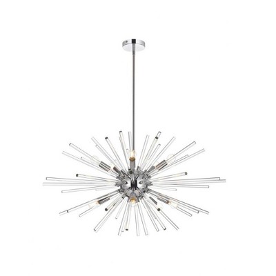 Elegant Lighting Sienna 10 - Light Pendant in  Chrome