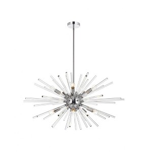 Elegant Lighting Sienna 10 - Light Pendant in  Chrome - 1 of 4