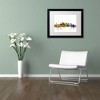 Trademark Fine Art-Michael Tompsett 'Boston Massachusetts Skyline' Matted Framed Art - 3 of 4