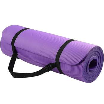 BalanceFrom 1/2-Inch Extra Thick High Density Anti-Tear Exercise Yoga Mat with Carrying Strap