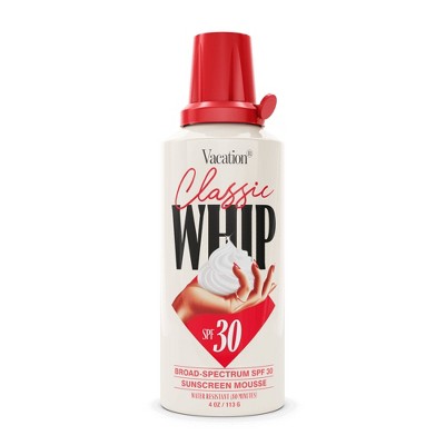 Vacation Sunscreen Classic Whip - SPF 30 - 4 fl oz