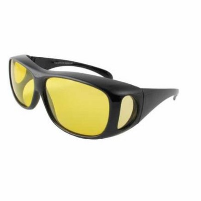 Calabria 43199 Low-Vision Polarized Over Sunglasses in Black