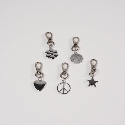 Hello Lux 'Icons' Phone Charms - Silver: GEMS Cell Phone Accessories
