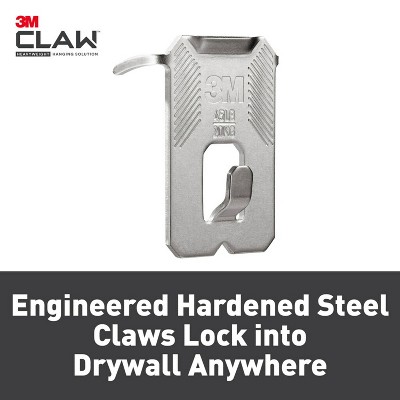 3-Pack Hardened Steel Drywall Picture Hangers with Spot Markers