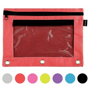 Enday Double Zipper Binder Pencil Pouch - 1 of 4