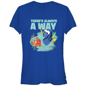 Juniors Womens Finding Dory Always A Way T-Shirt - 1 of 3