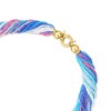 Ross-Simons Italian Multicolored Murano Glass Torsade Necklace With 18kt Gold Over Sterling - 3 of 4