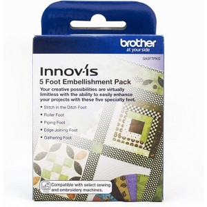 Brother Embellishment Sewing Machine Feet, 5 Pack - 1 of 2