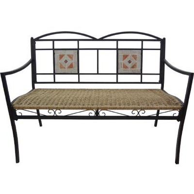 target black bench outdoor