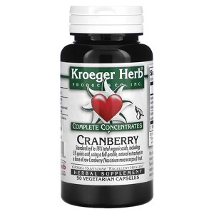 Kroeger Herb Co Complete Concentrates, Cranberry, 215 mg, 90 Vegetarian Capsules - 1 of 2