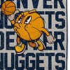 NBA Denver Nuggets 60"x80" Cartoon Basketball Ultra Cozy Blanket - 2 of 3