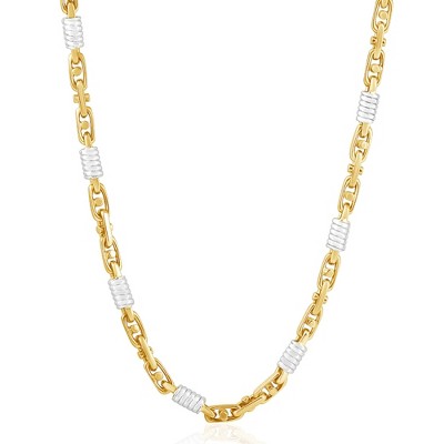 Pompeii3 Men's 14k Gold (74gram) or Platinum (139gram) 5.5mm Link Chain Necklace 24"
