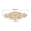 Unique Bargains Sparkling Clothing DIY Crystal Rhinestone Bridal Belt Applique - 2 of 4