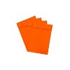 JAM Paper 6 x 9 Open End Catalog Colored Envelopes Orange Recycled 88129 - 3 of 4
