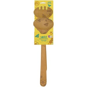 Talisman Designs Laser Etched Beechwood Salad Serving Set, Honey Bee Collection, Set of 2 - 1 of 3