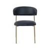 Meridian Furniture,Lupita Vegan Leather Dining Chair, Set of 2 - 3 of 4