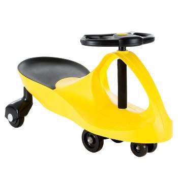 Toy Time Kids' Zig Zag Wiggle Car Ride-On - Yellow and Black