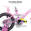 JOYSTAR Zinnia Kids Bike for Girls Boys, with Toddler Doll Seat, Training Wheels, Bike Bag and Full Chain Guard - 4 of 4