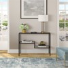 Two Tier Console Table in Black - Henn&Hart - 4 of 4