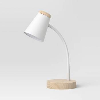Task Lamp with Wood (Includes LED Light Bulb) - Room Essentials™