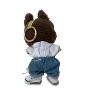Doll Clothes Superstore Denim Shorts with White T-Shirt & High-Top Sneakers for 17.5 cm Labubu Dolls - 4 of 4