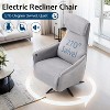 AMERLIFE Dual Motor Power Recliner Chairs for Adults, Adjustable Back & Footrest, Air Massage, USB & Type-C, - 4 of 4