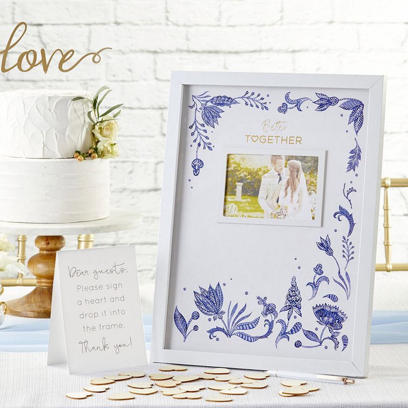 Kate Aspen Wedding Guest Book Alternative - Blue Willow | 22110NA, 3 of 10
