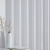 HLC.ME Emily Faux Linen Semi Sheer Light Filtering Back Tab Pocket Lightweight Window Curtains Drapery, 2 Panels - 3 of 4