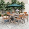 YOOCOZZ 7-Piece Outdoor Patio Dining Set with Extendable Plastic Wood Table and 6 Iron Frame Chairs - 2 of 4
