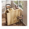 Mobile Kitchen Island Cart With Storage- 360° Rolling Wheels, Drawers, Spice Rack, Black Handle, Versatile Storage And Serving Cart For Kitchen And D - 4 of 4