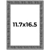 PosterPalooza | Distressed Black Picture Frame - UV Acrylic, Foam Board Backing, Hanging Hardware - 2 of 4