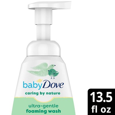 Image of Baby Dove Caring by Nature Ultra-Gentle Foaming Wash - 13.5 fl oz